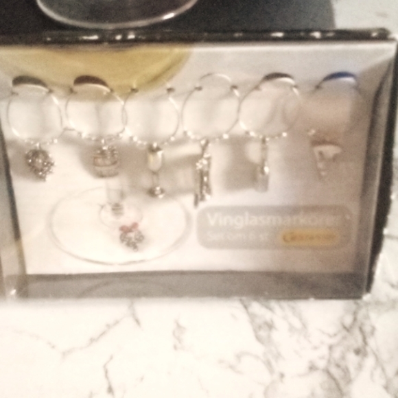 Wine Glass Charms Set of 6 - Picture 8 of 8